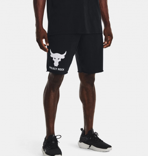 Clothing - Under Armour Project Rock Terry Brahma Bull Shorts | Fitness 